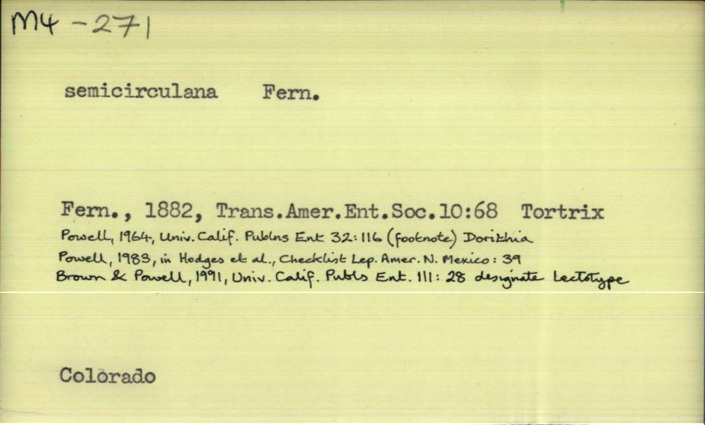 front of card
